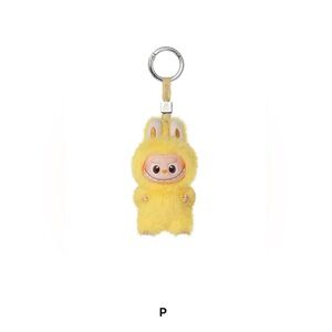 'P' Vinyl Plush Pendant - POP MART Labubu THE MONSTERS Pin for Love Series NIB